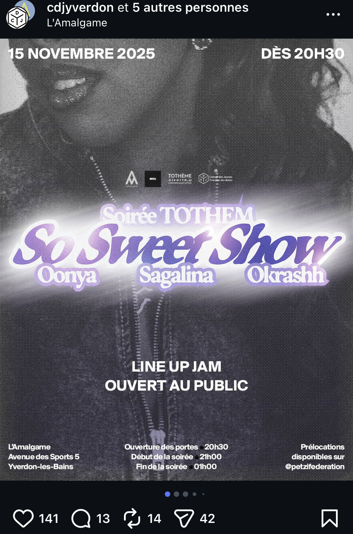 So Sweet Show - ITW artistes